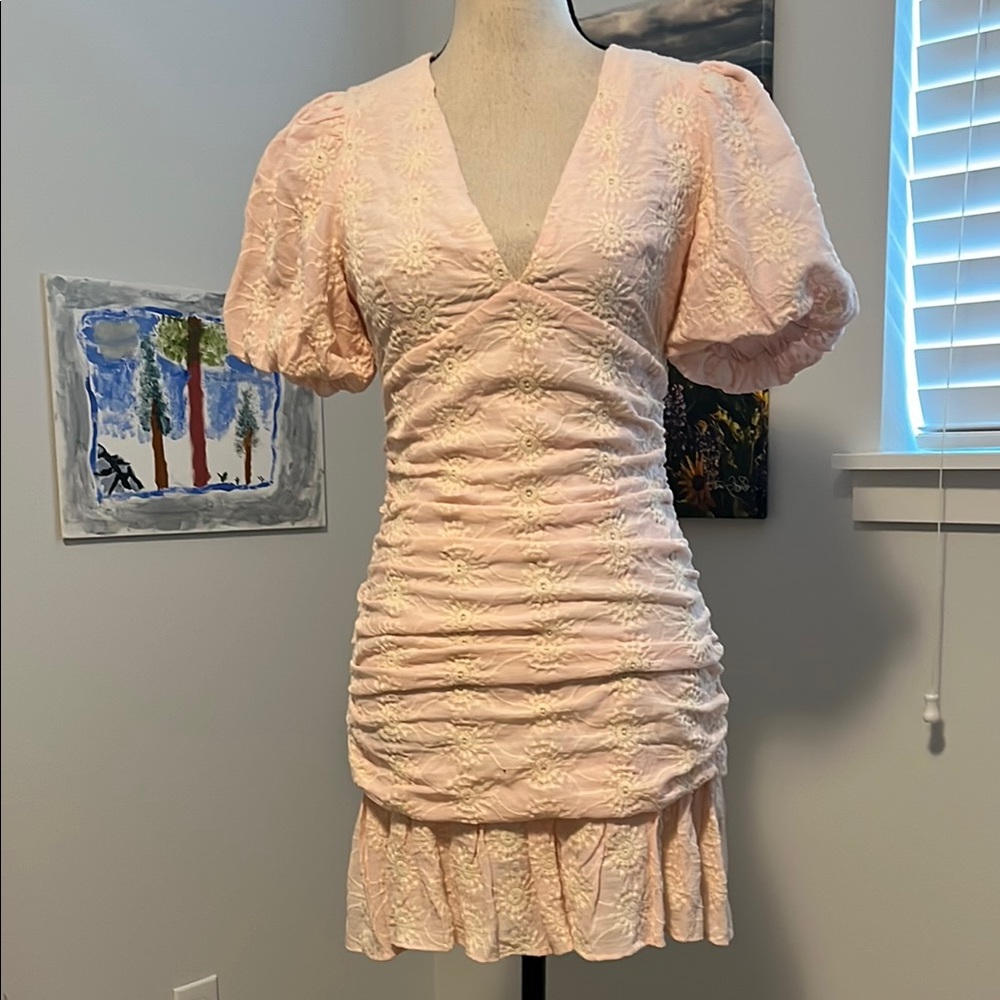 NWOT Floret Studios Ruched Dress